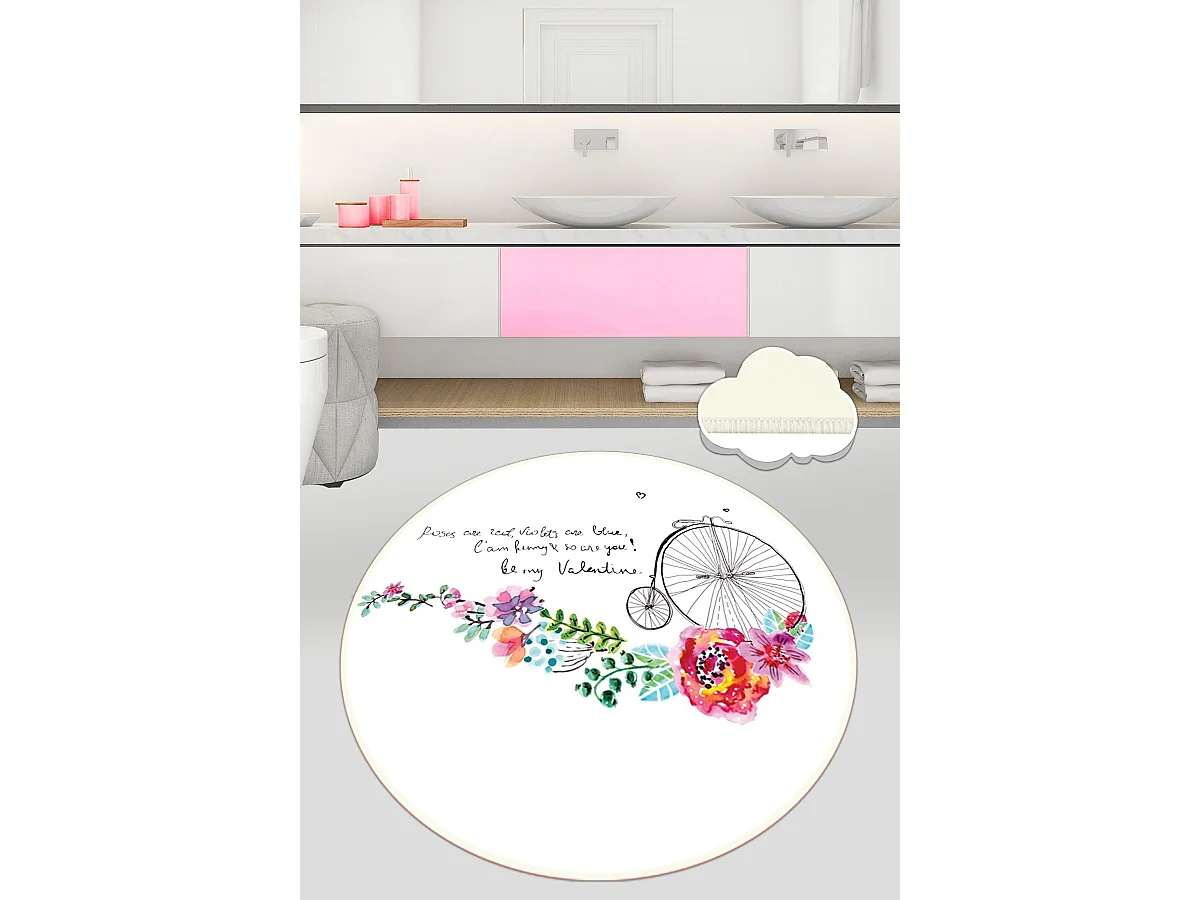 Alfombra de baño Monowheelçap  (200 cm) multicolor