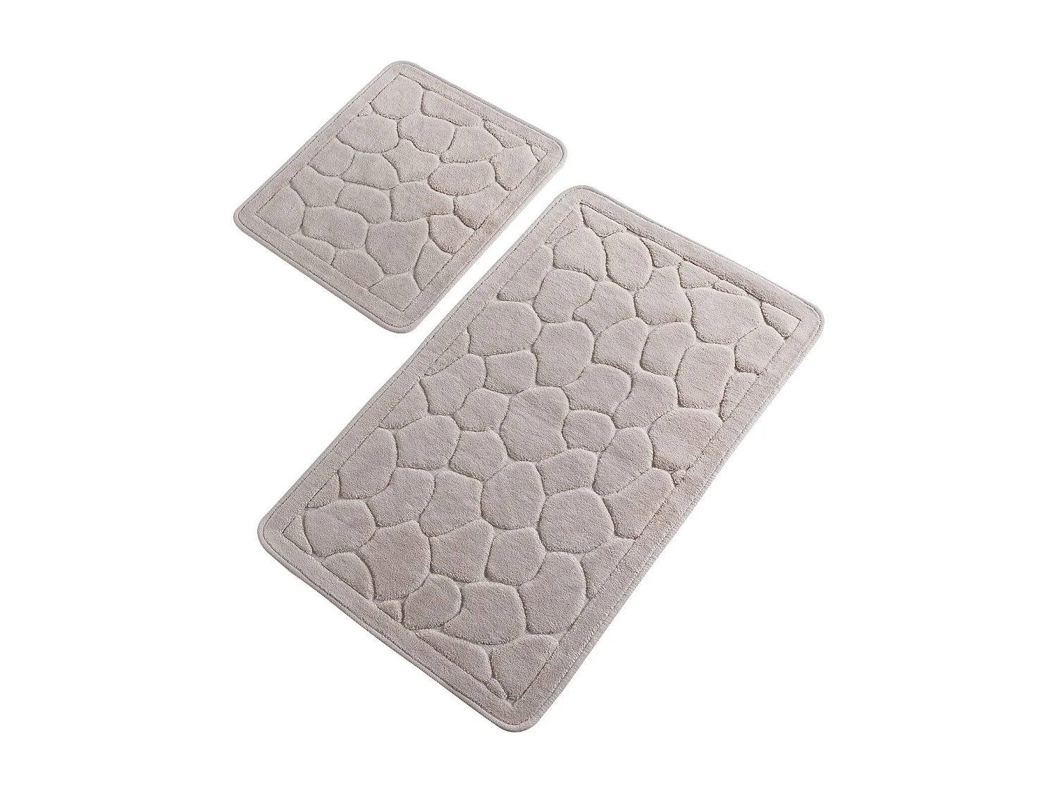 Alfombra de baño Set (2 piezas) Lino  multicolor