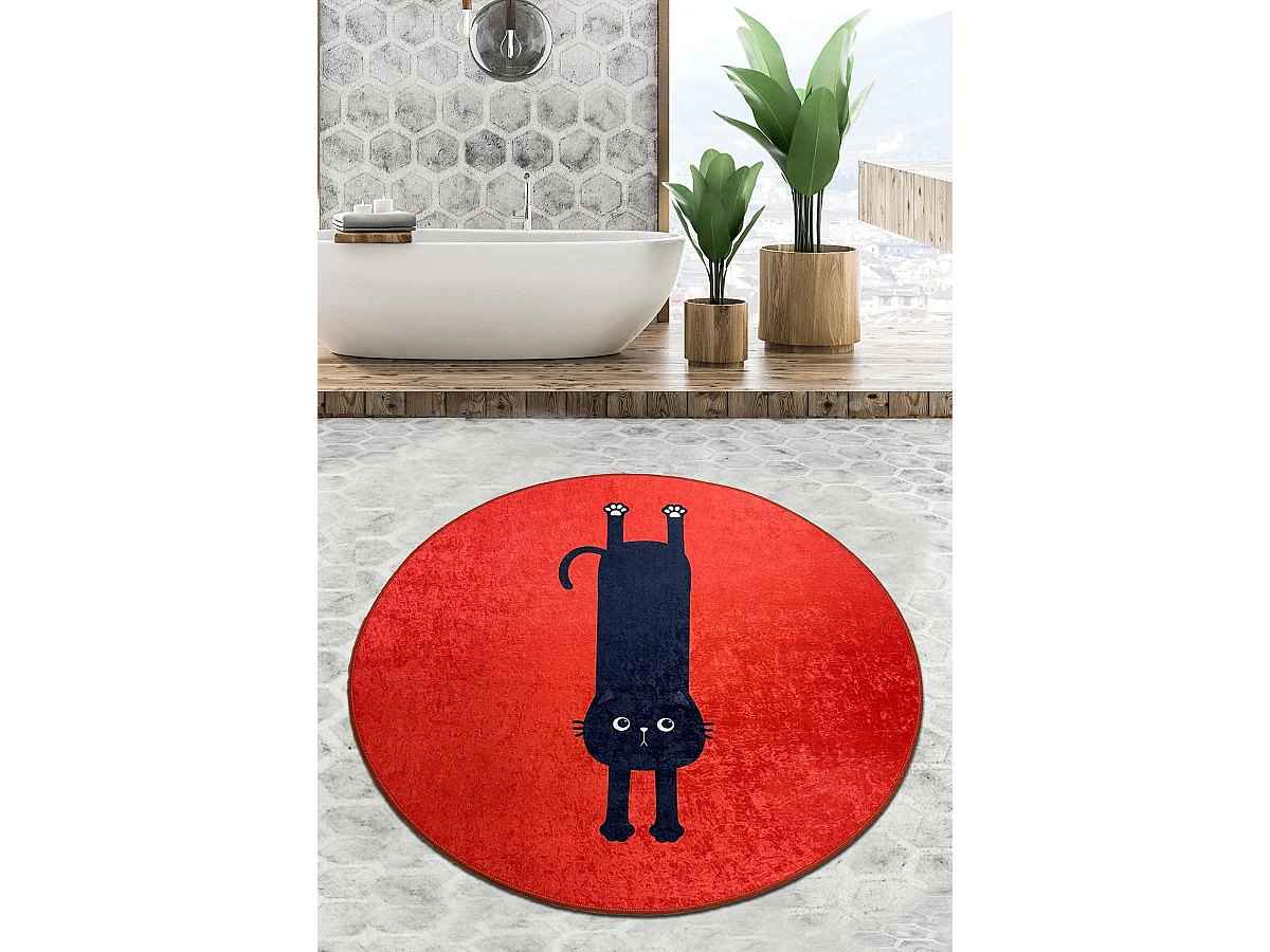 Alfombra de baño Comfort Djt (200 cm) multicolor