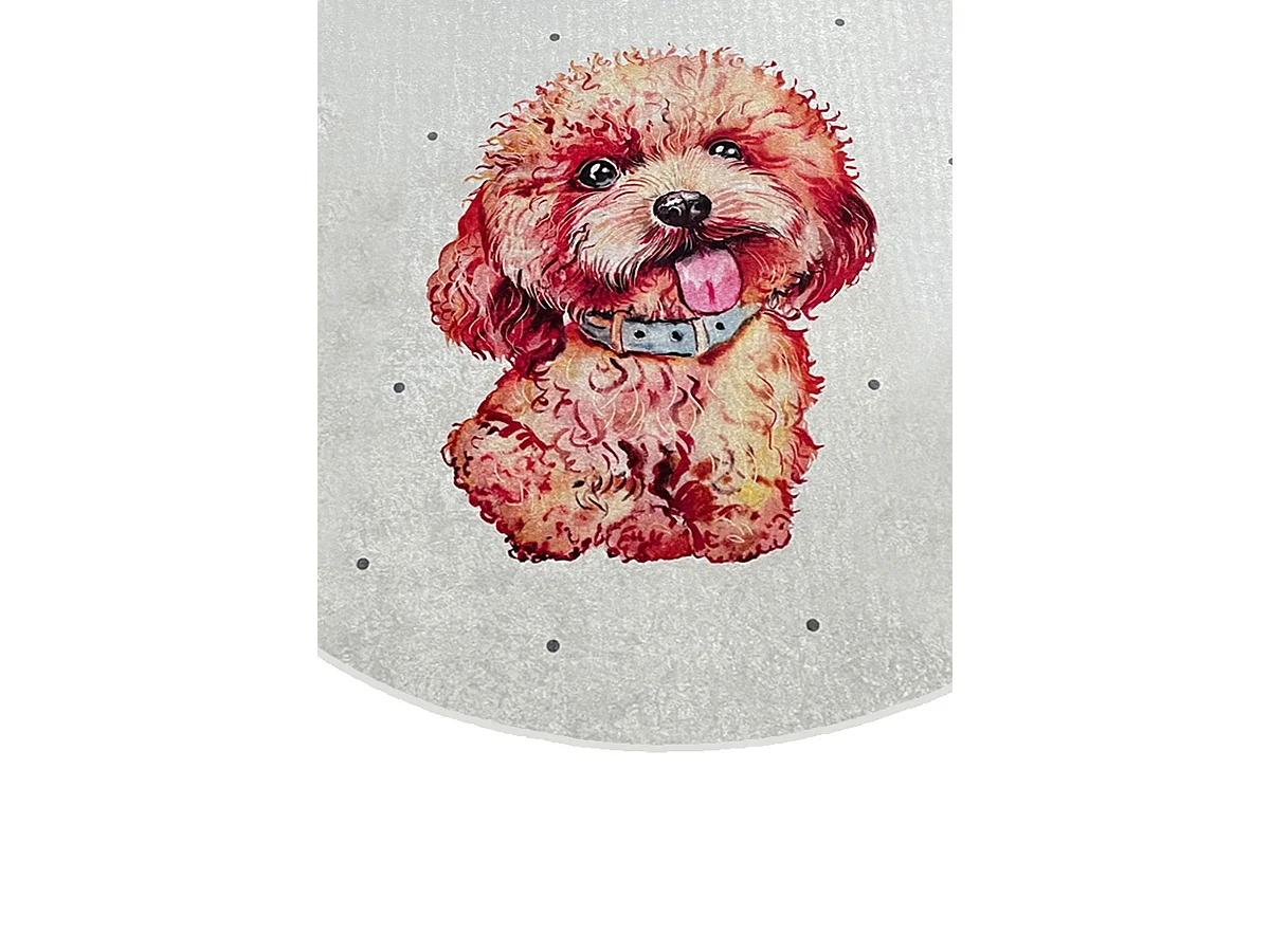 Alfombra de baño Terrier Djt (120 cm) multicolor