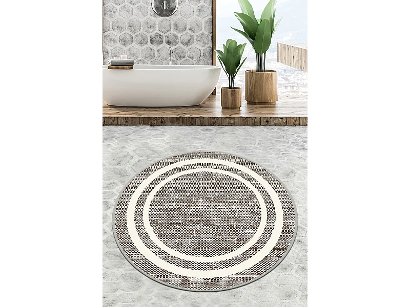 Alfombra de baño Formica Circle Djt 100 multicolor