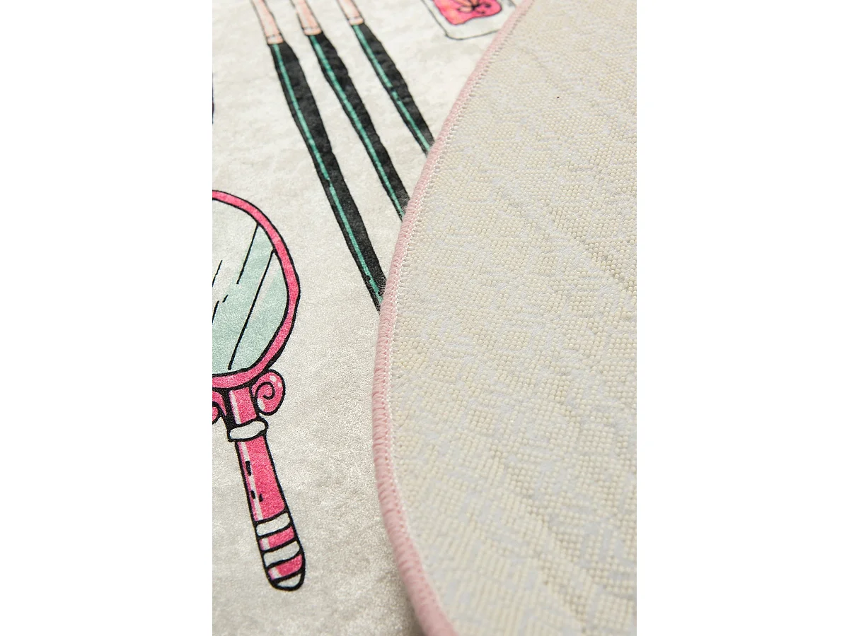 Alfombra de baño Makeup DJT multicolor