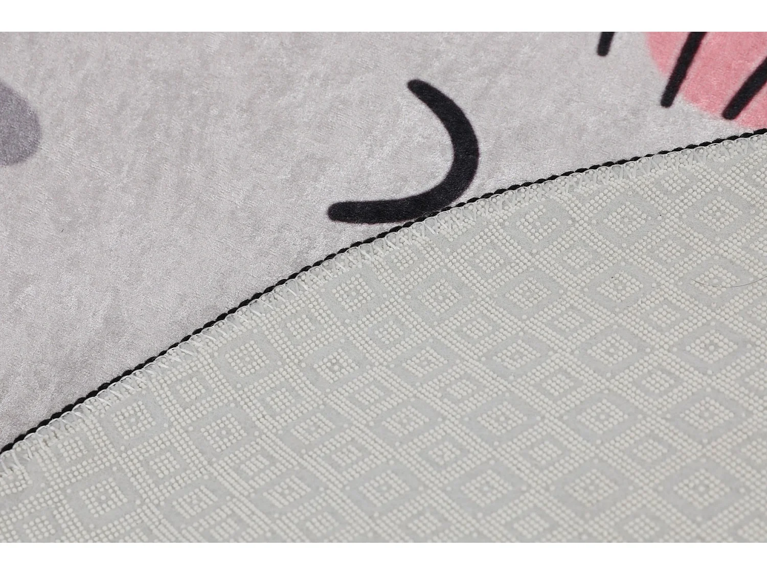 Alfombra de baño Neko (100 cm) gris