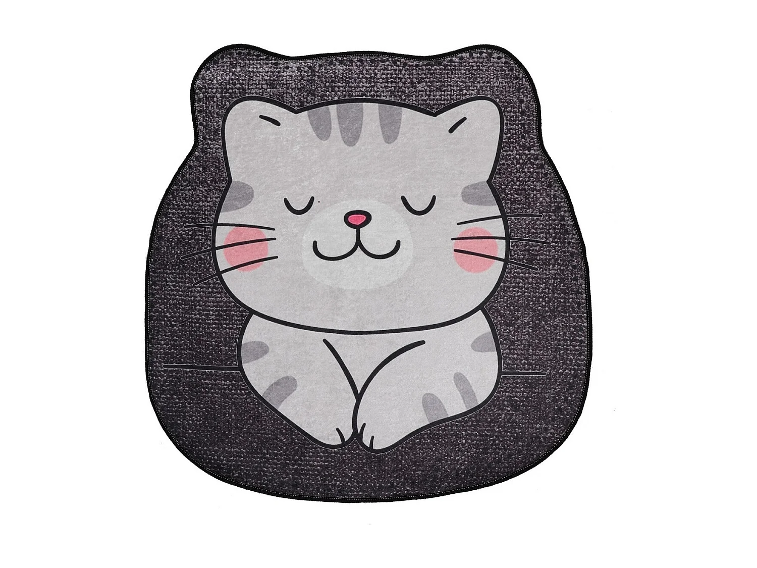 Alfombra de baño Neko (100 cm) gris