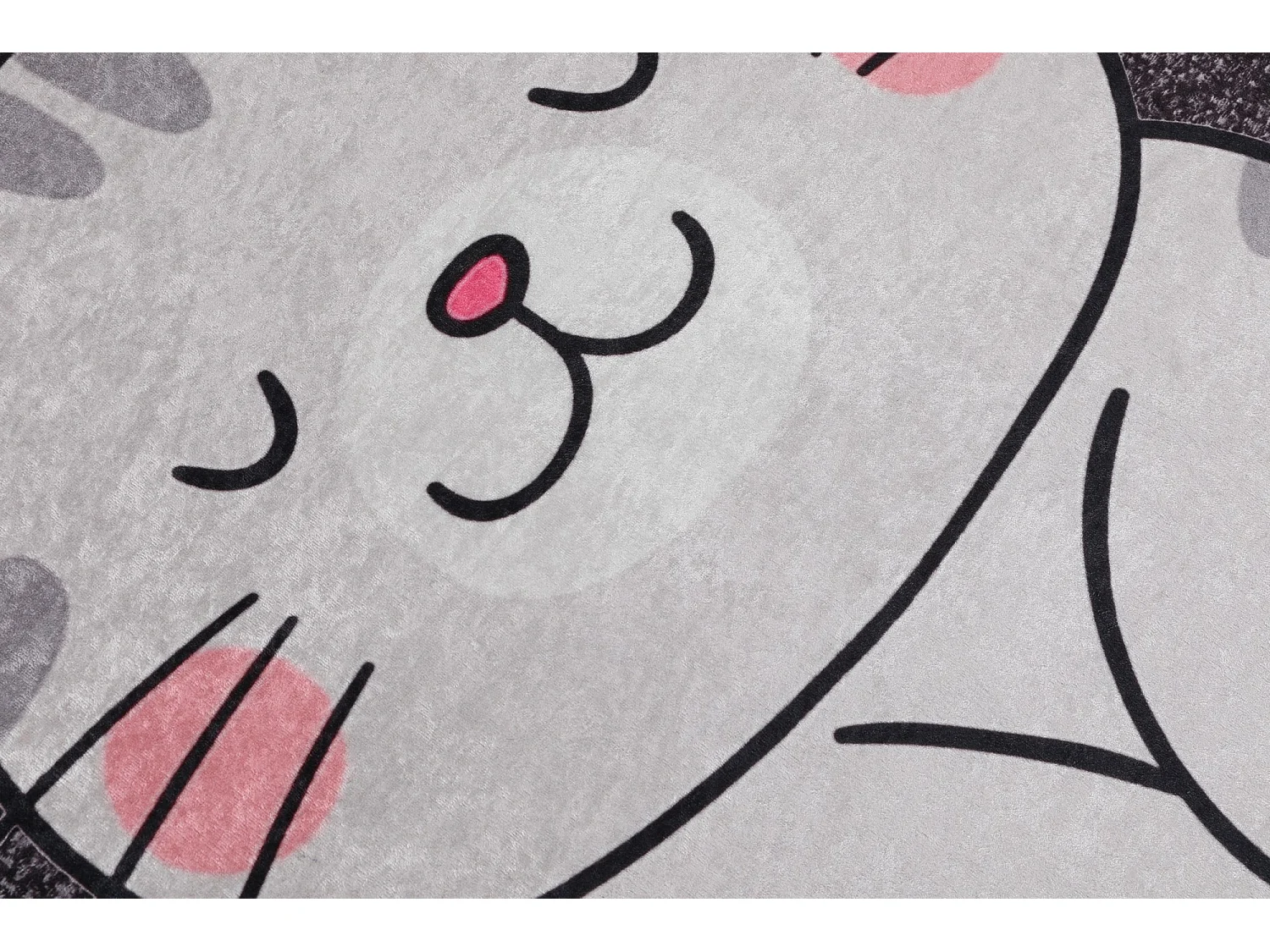 Alfombra de baño Neko (100 cm) gris
