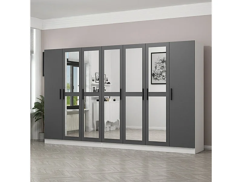 Armario Kale-5071 antracita 315x210x52 cm