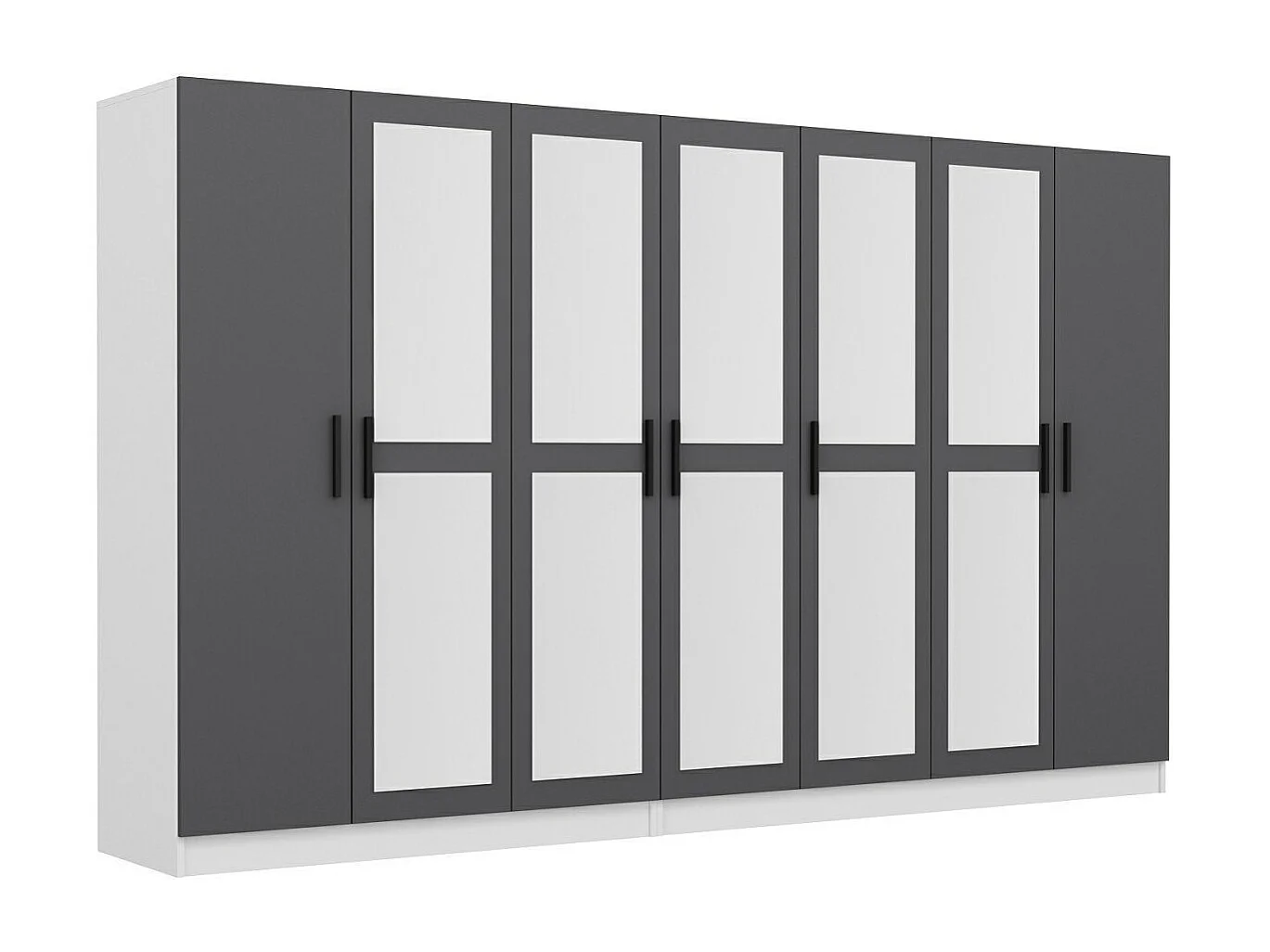 Armario Kale-5071 antracita 315x210x52 cm