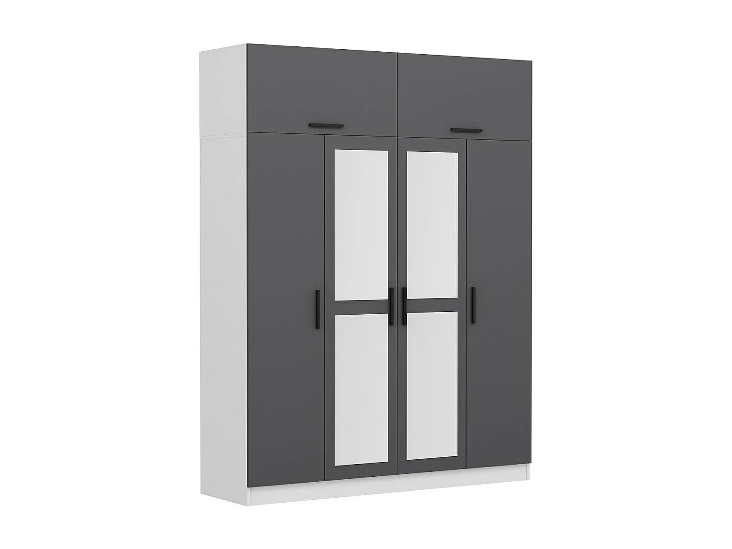 Armario Kale-5247 antracita 180x255x52 cm