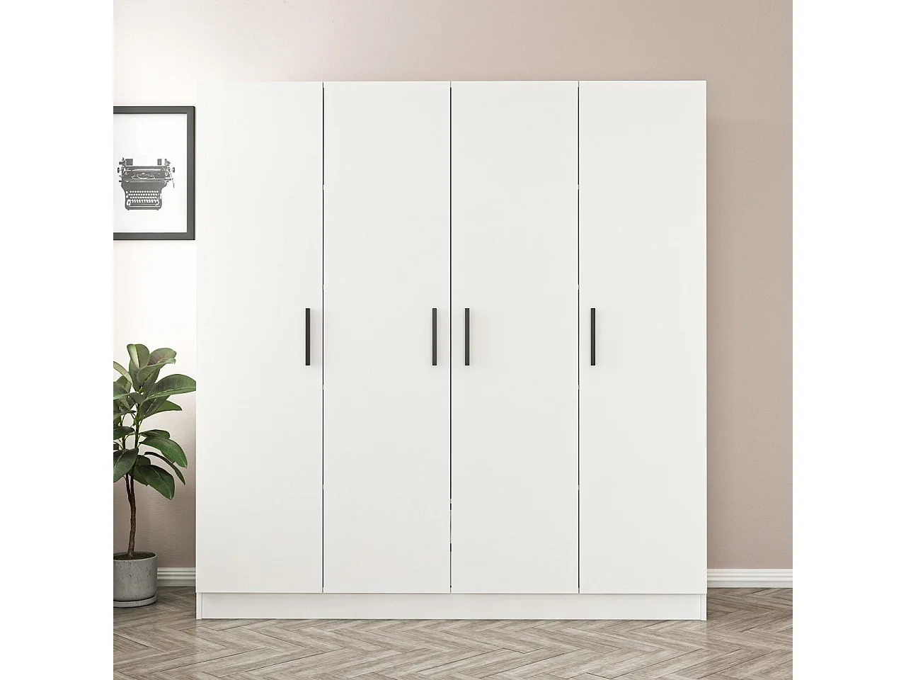 Armario Kale-2186 blanco 180x190x52 cm