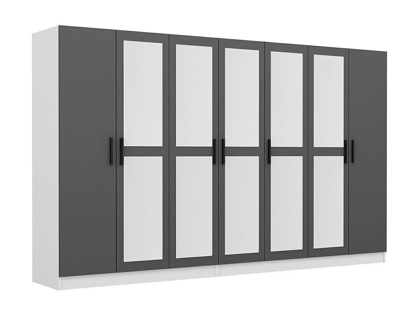 Armario Kale-4967 antracita 315x190x52 cm
