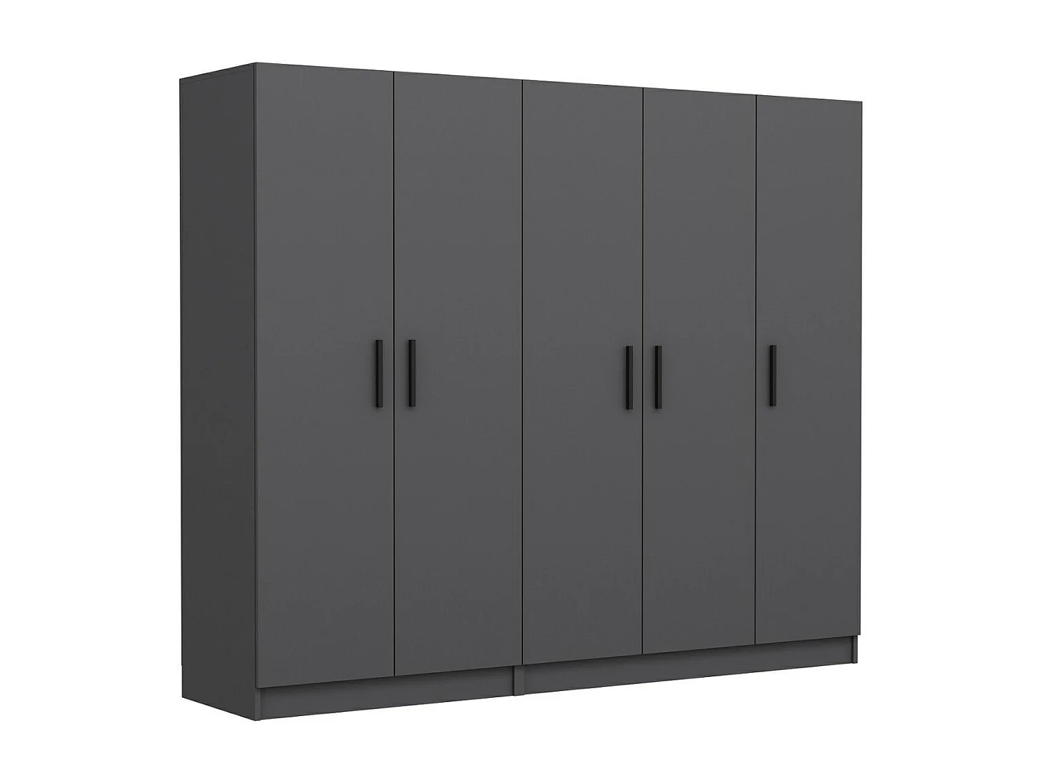 Armario Kale-4975 antracita 225x190x52 cm