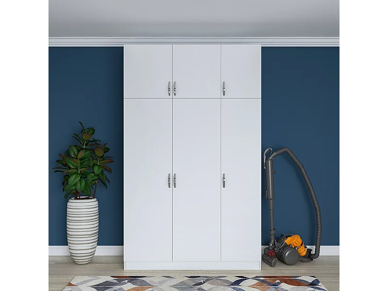 Armario BA104-1989 blanco 175x178x52 cm