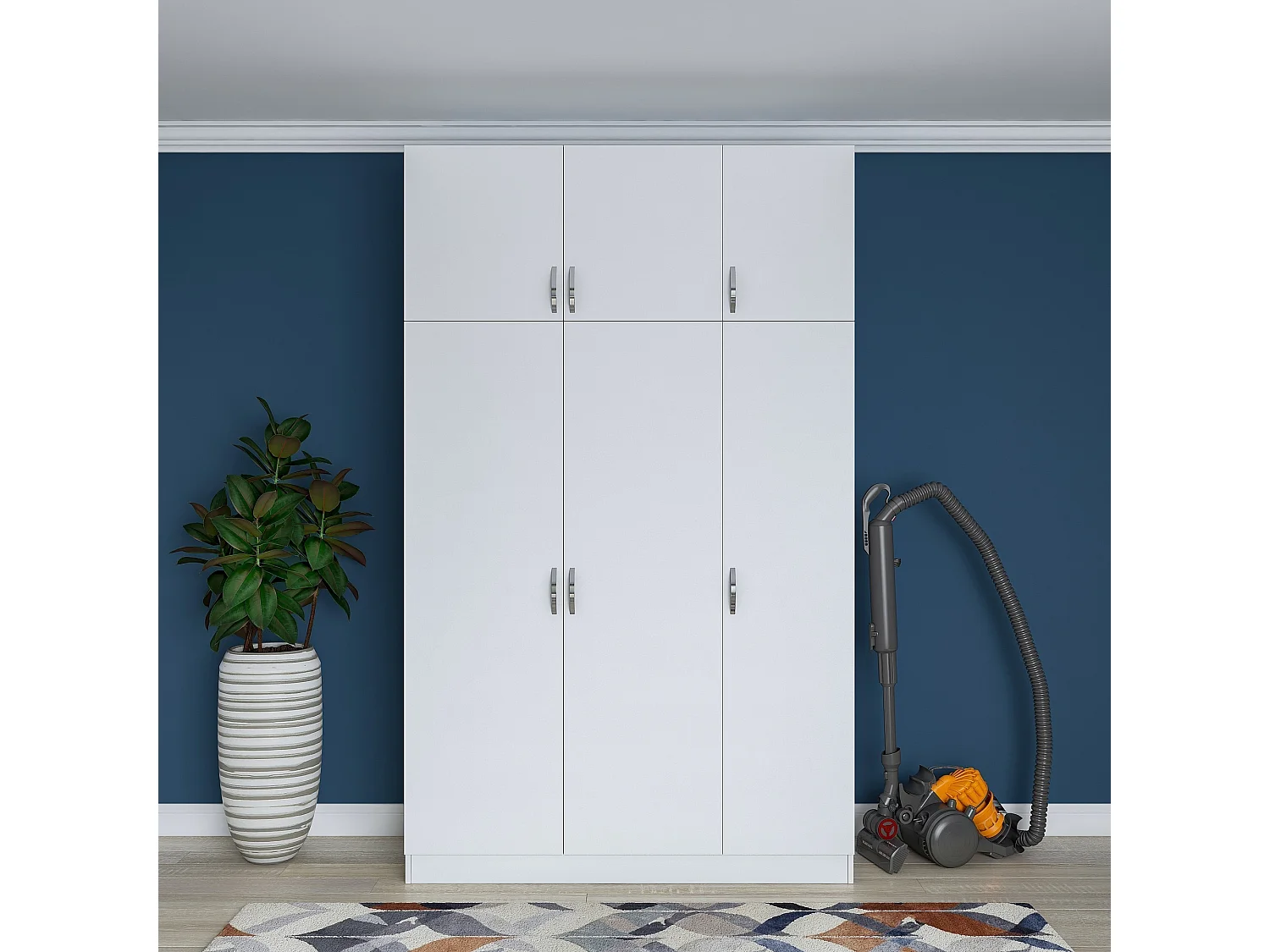 Armario BA104-1989 blanco 175x178x52 cm