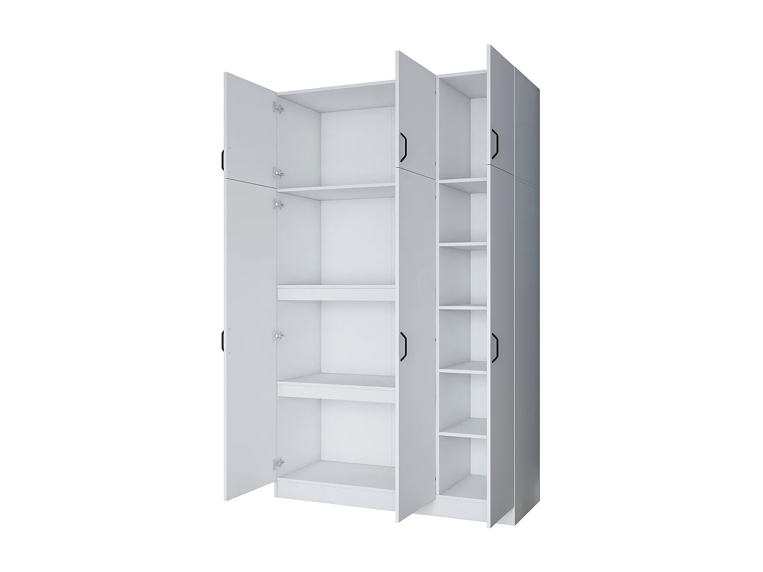 Armario BA104-1989 blanco 175x178x52 cm