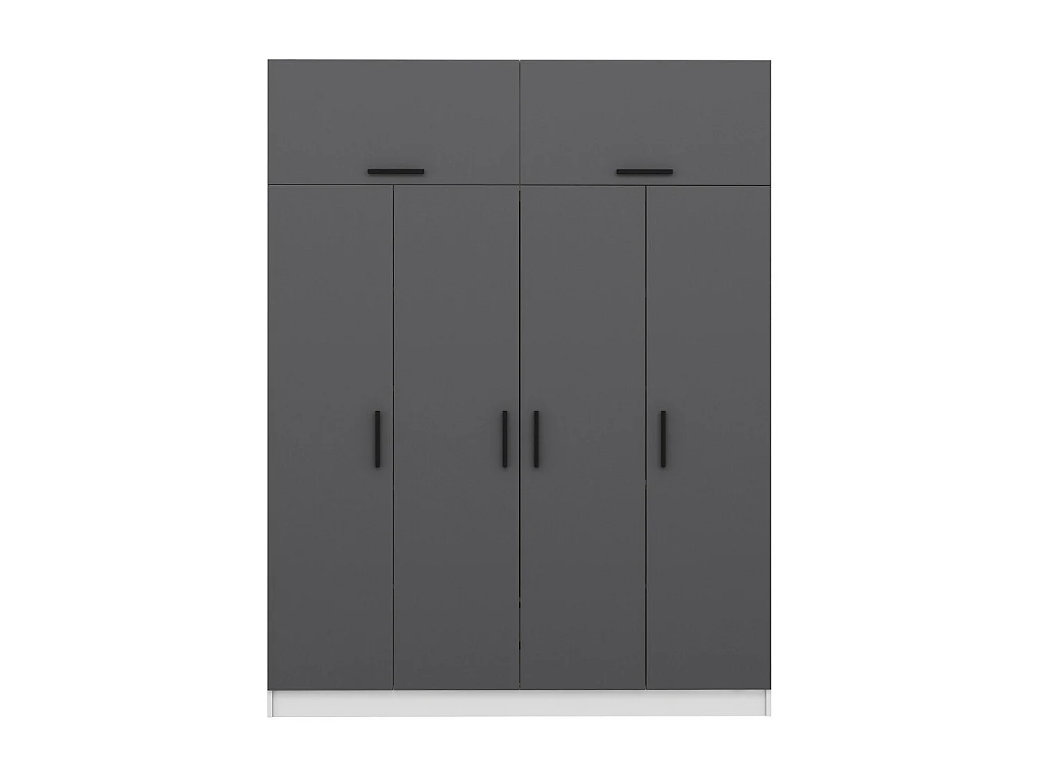 Armario Kale-5237 antracita 180x255x52 cm