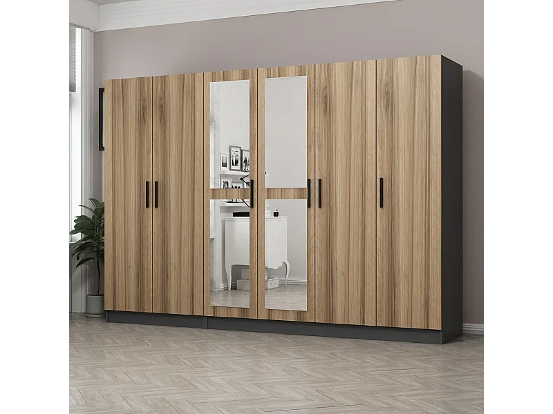 Armario Kale-5014 dore 225x190x52 cm