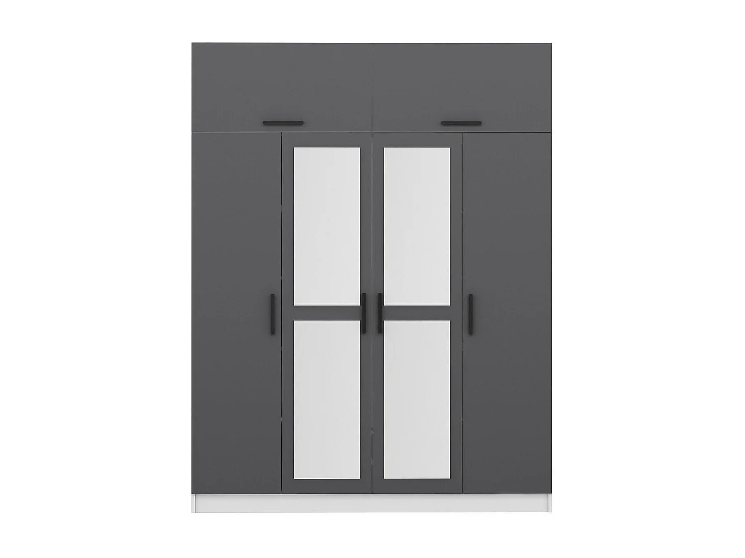 Armario Kale-5156 antracita 180x235x52 cm