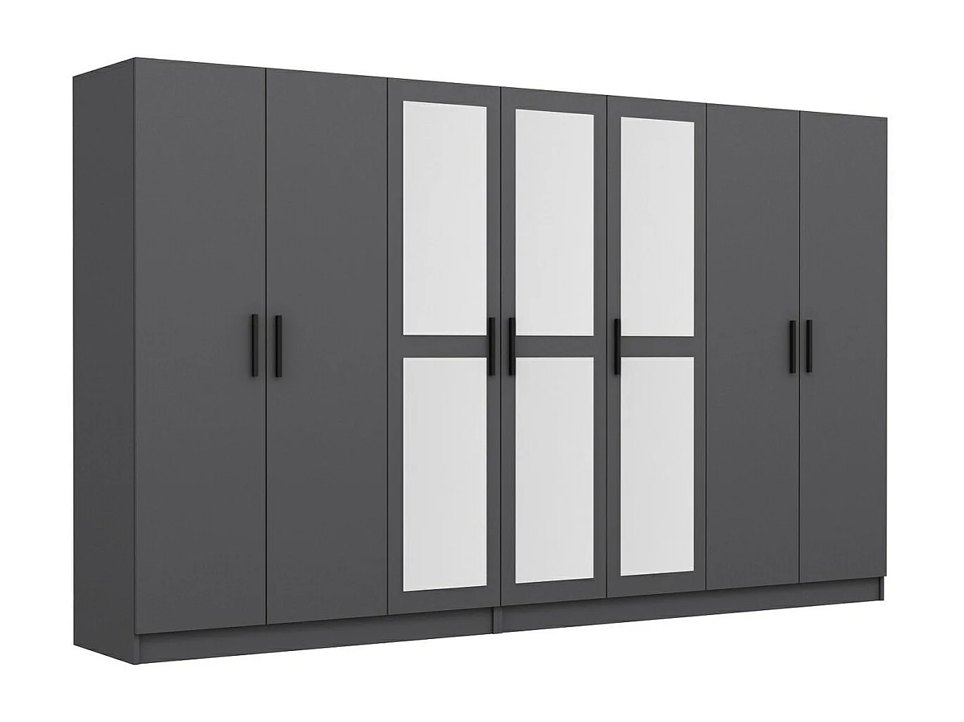 Armario Kale-4993 antracita 315x190x52 cm