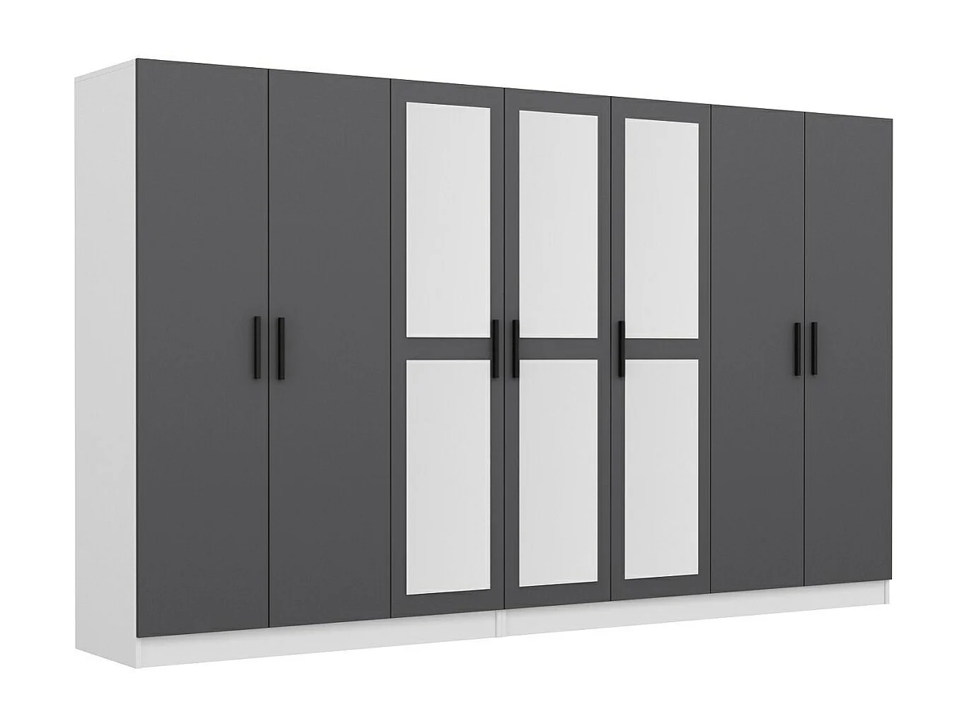 Armario Kale-4966 antracita 315x190x52 cm