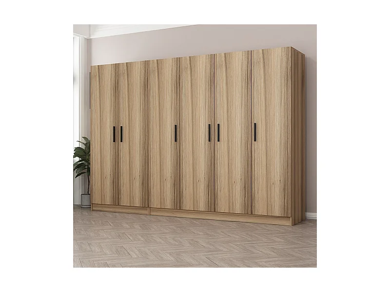 Armario Kale-7630 dore 270x210x52 cm