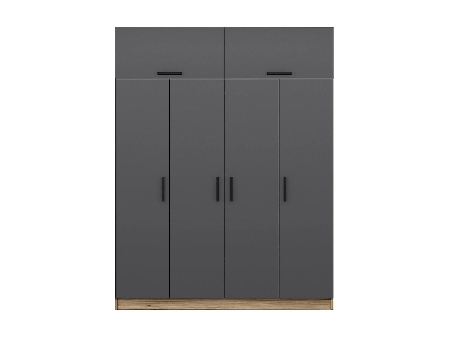 Armario Kale-7718 antracita 180x255x52 cm