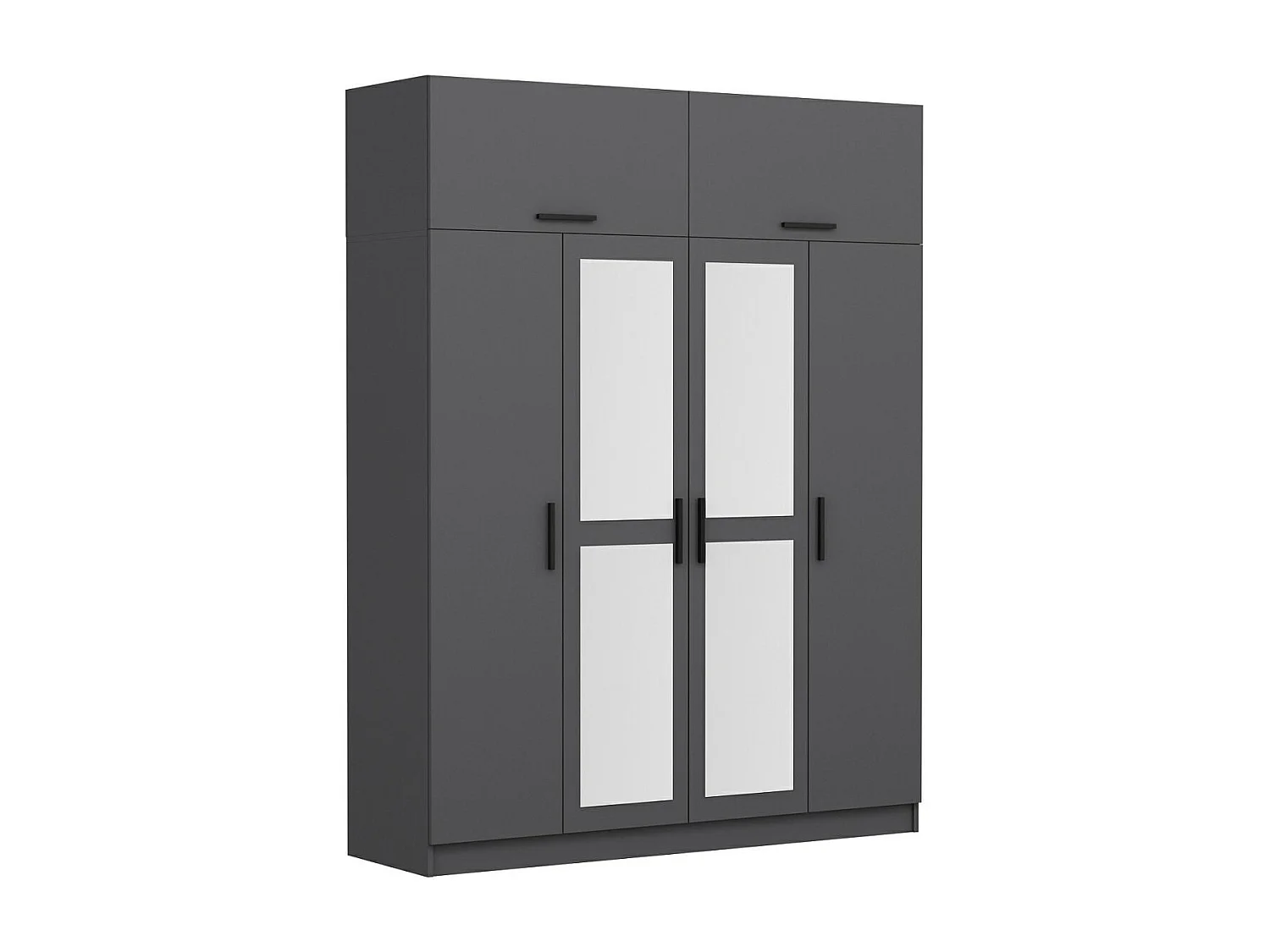 Armario Kale-5183 antracita 180x235x52 cm