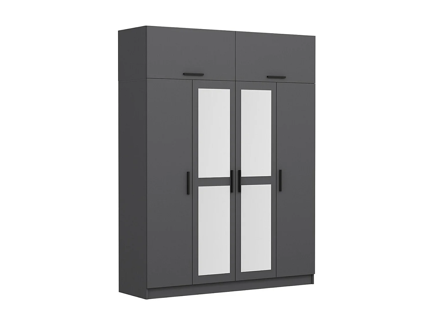 Armario Kale-5183 antracita 180x235x52 cm