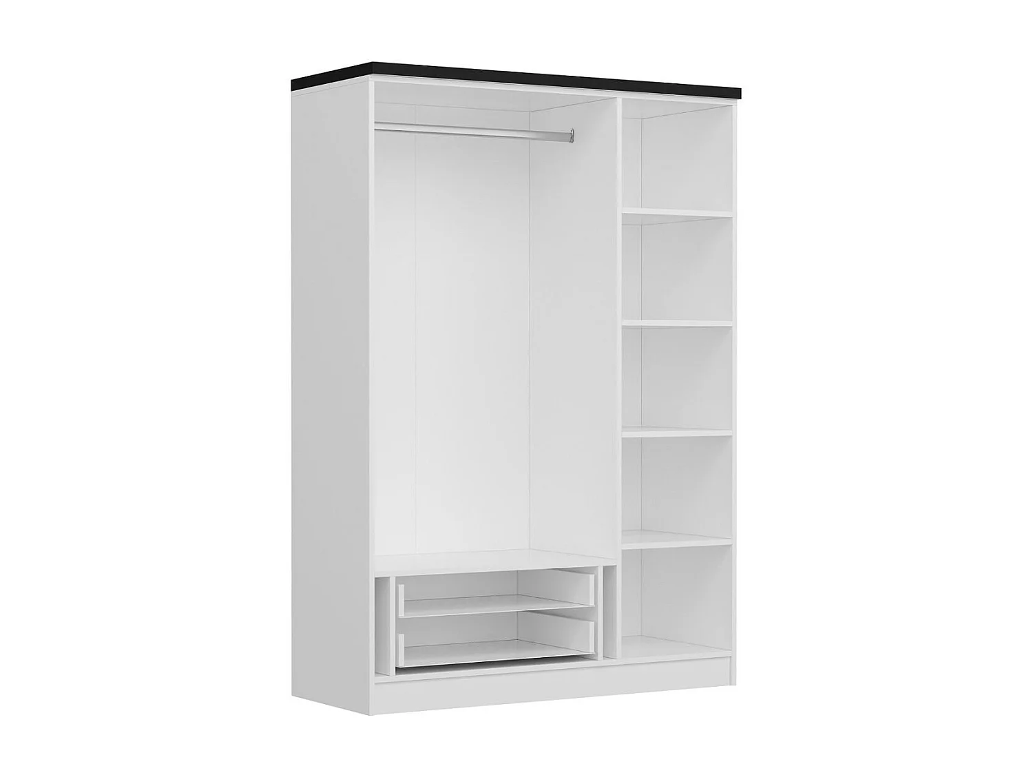 Armario Kale-2247 blanco 135x190x52 cm