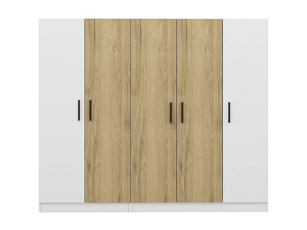 Armario Kale-3110 blanco 225x190x52 cm