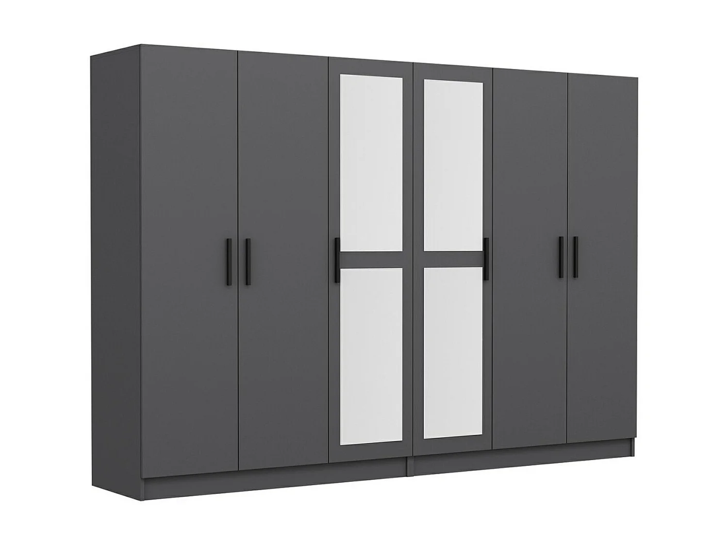 Armario Kale-5094 antracita 270x210x52 cm