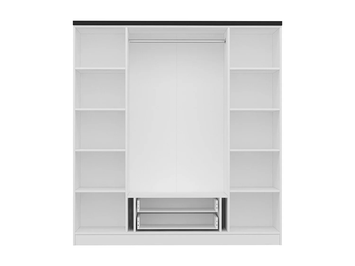 Armario Kale Plus-3908 blanco 180x210x52 cm
