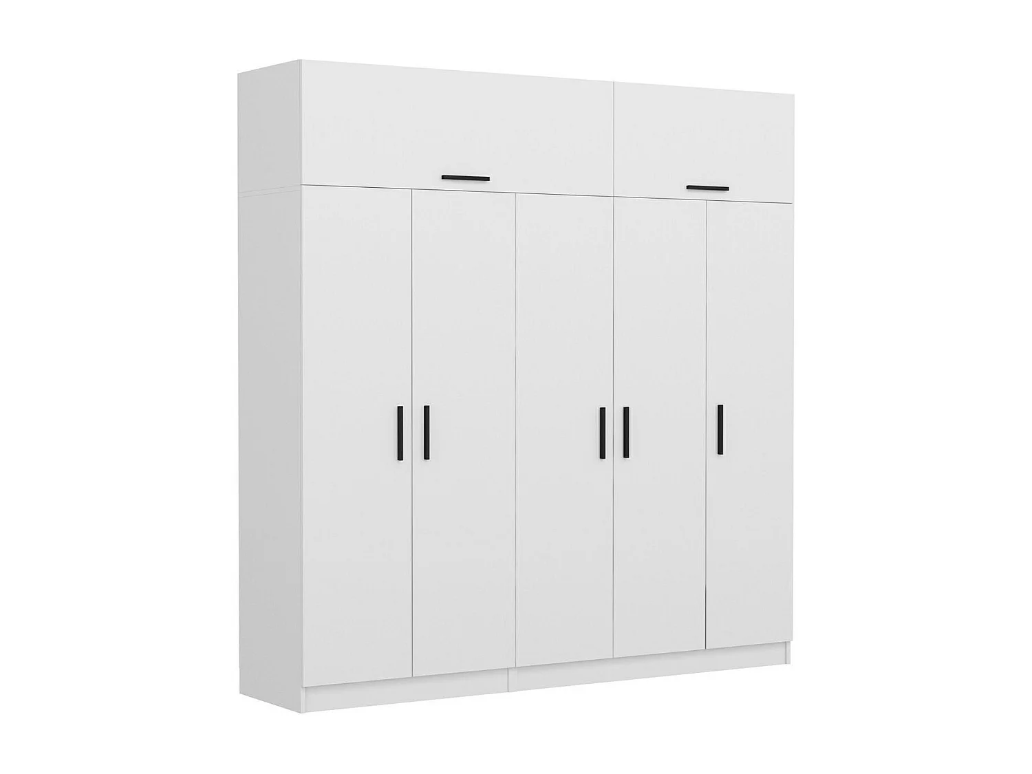 Armario Kale-3085 blanco 225x235x52 cm