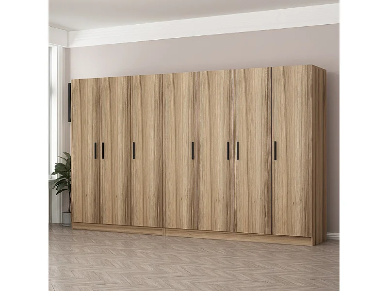 Armario Kale-7633 dore 315x210x52 cm