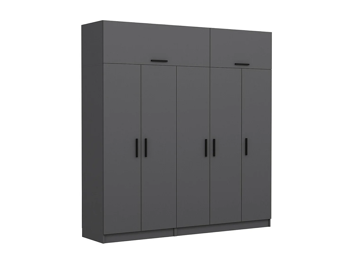 Armario Kale-5265 antracita 225x255x52 cm