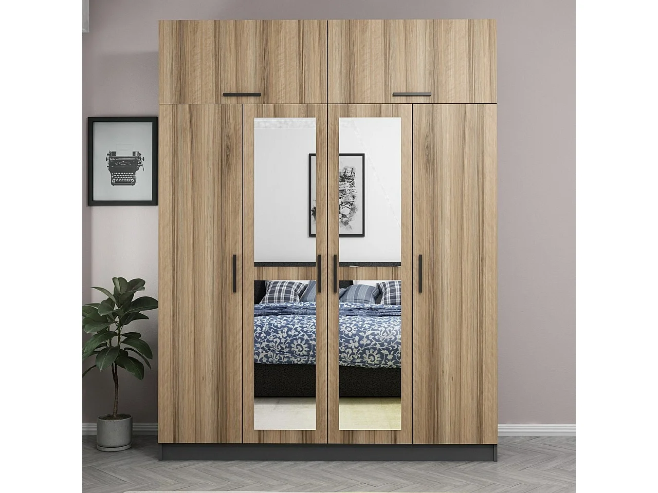 Armario Kale-5301 dore 180x255x52 cm