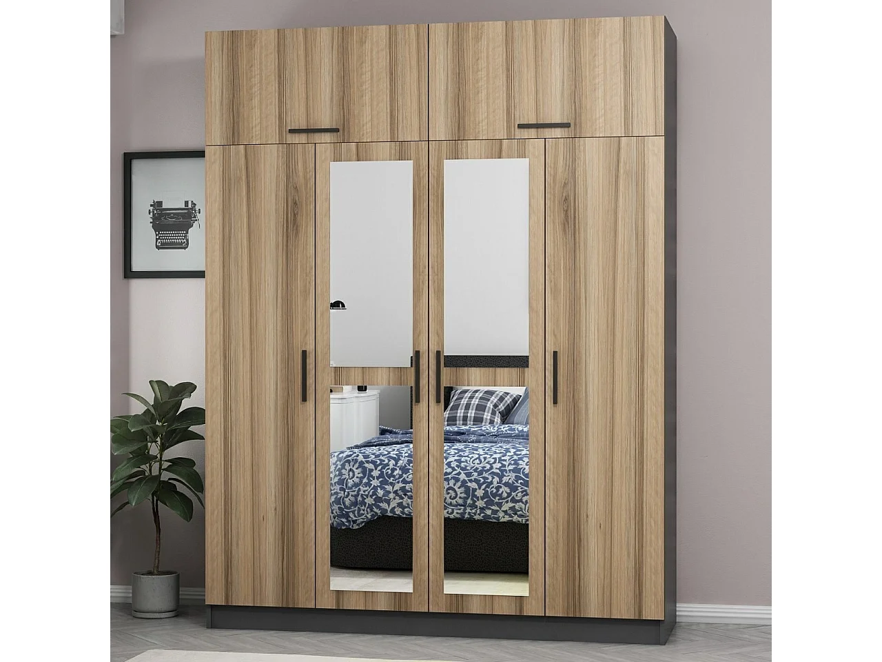 Armario Kale-5301 dore 180x255x52 cm