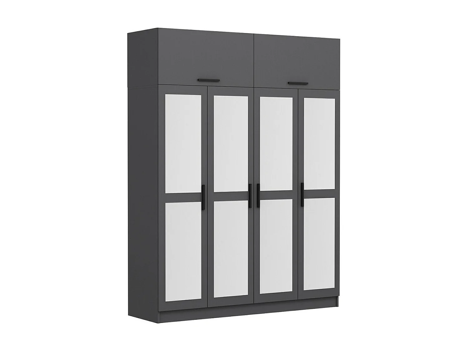 Armario Kale-5184 antracita 180x235x52 cm