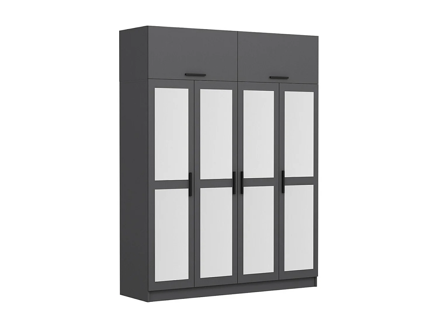 Armario Kale-5184 antracita 180x235x52 cm
