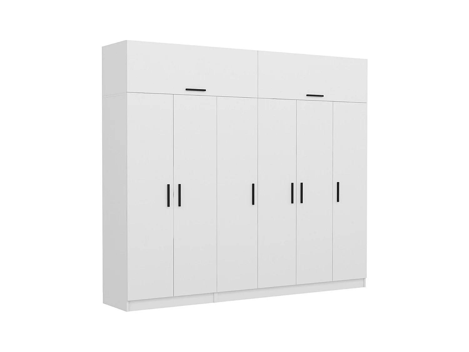 Armario Kale-3931 blanco 270x255x52 cm