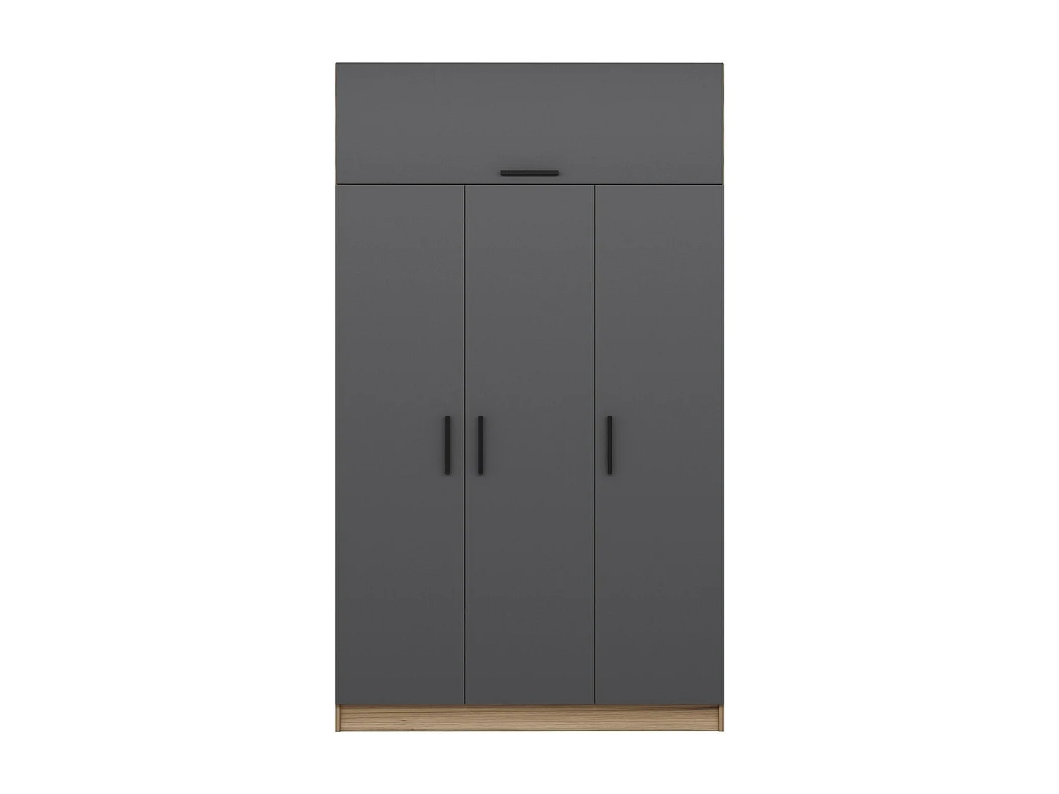 Armario Minar 3-2 235 antracita dore 135x235x52 cm