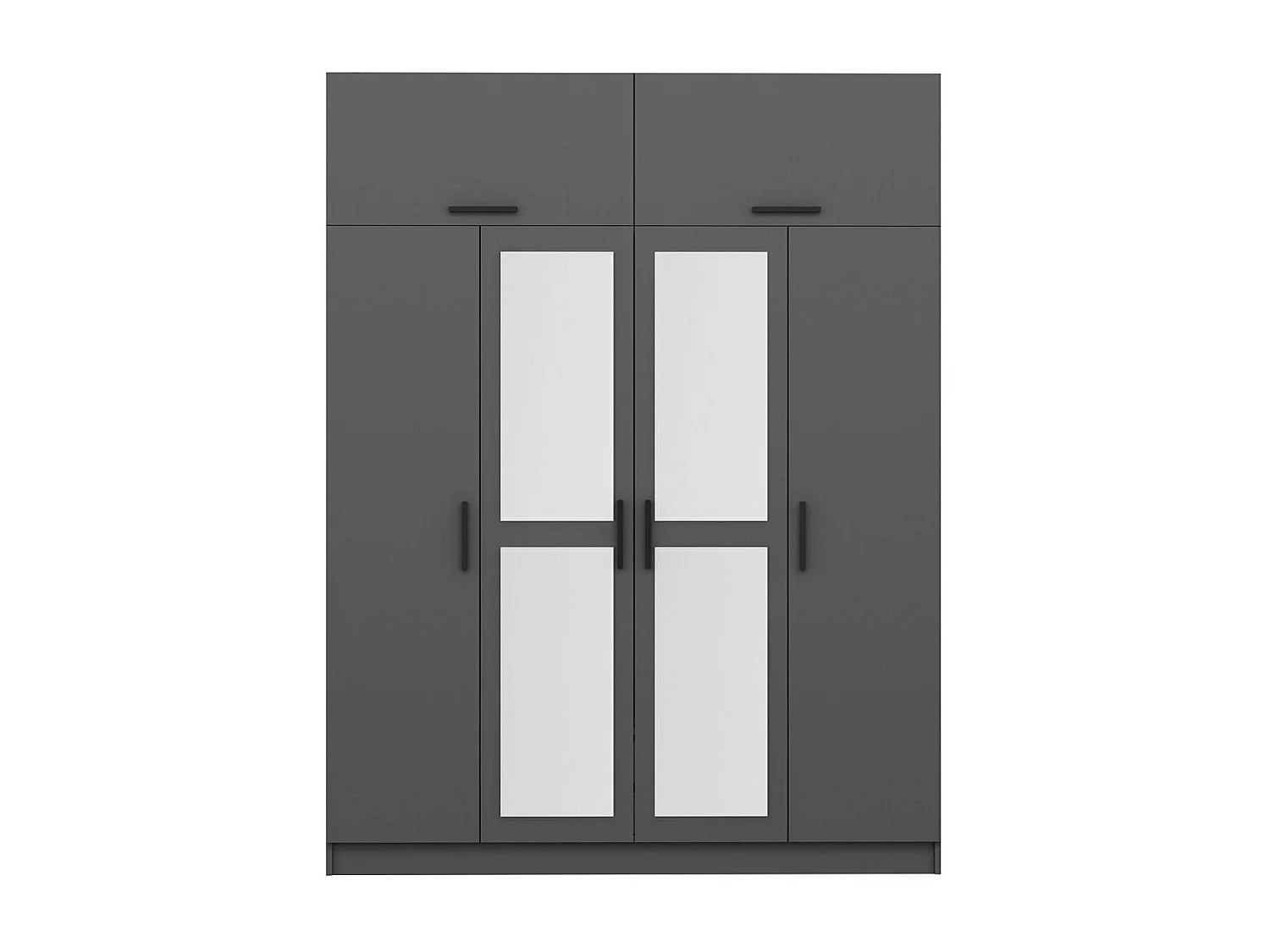 Armario Kale-5274 antracita 180x255x52 cm