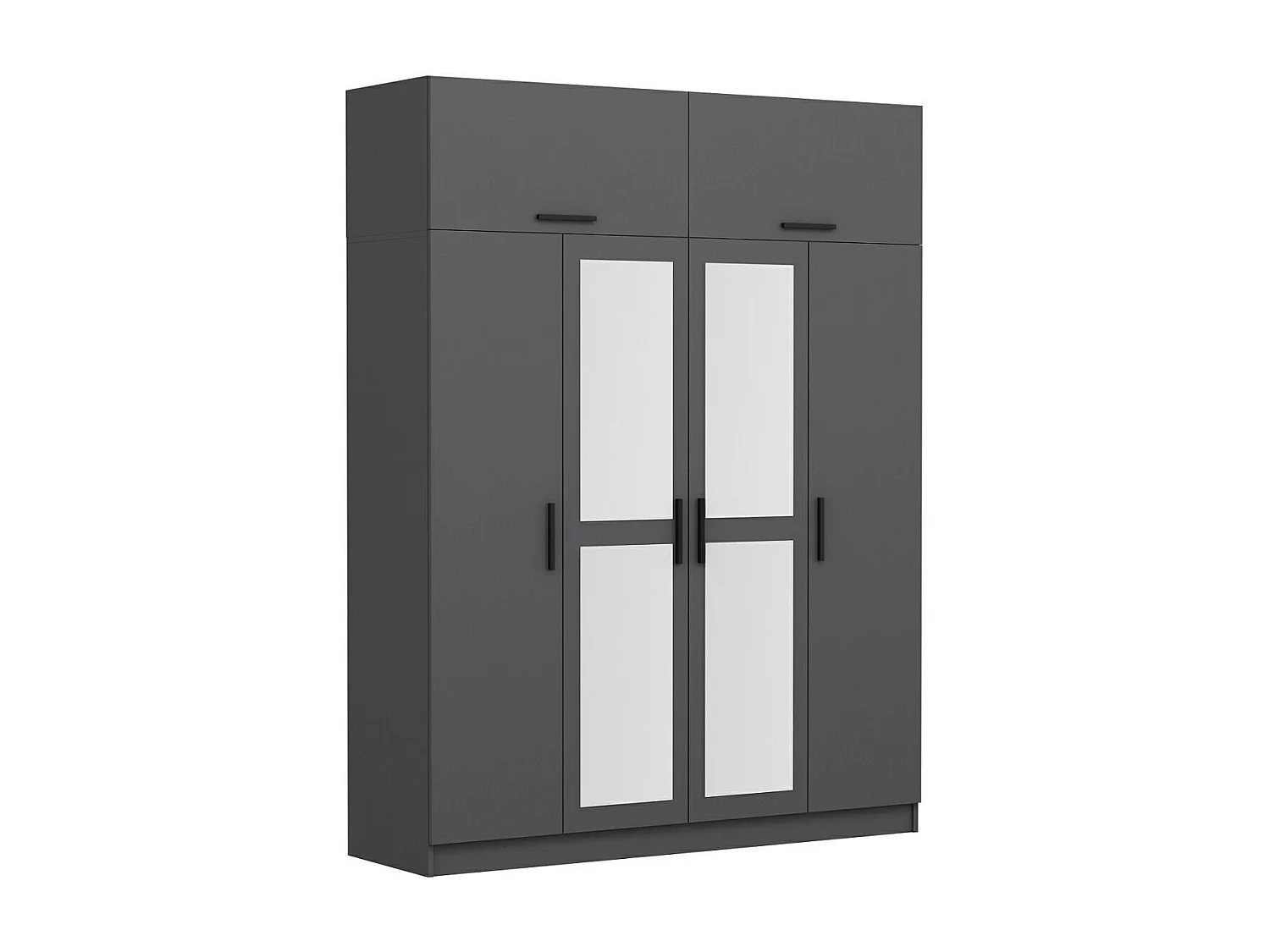 Armario Kale-5274 antracita 180x255x52 cm