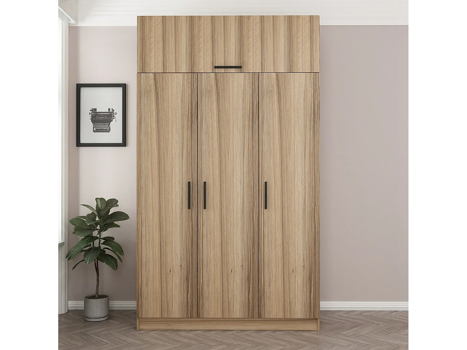 Armario Minar 235 dore 135x235x52 cm