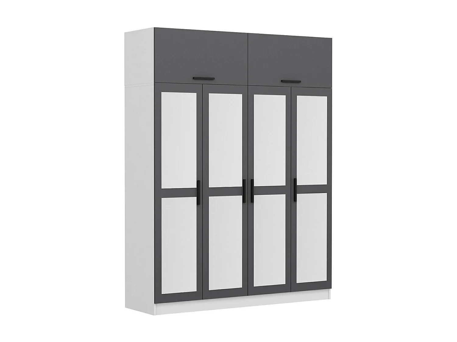 Armario Kale-5248 antracita 180x255x52 cm