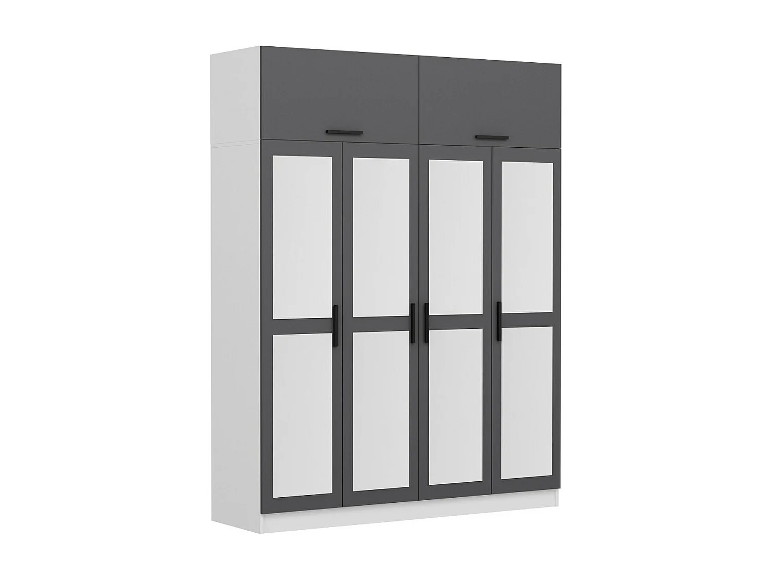 Armario Kale-5248 antracita 180x255x52 cm