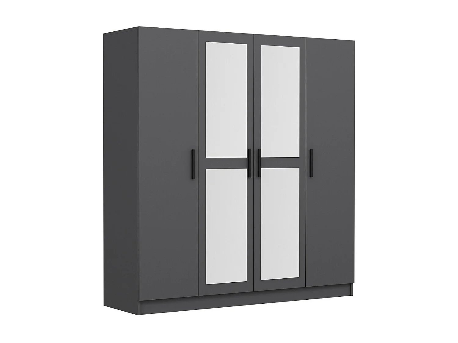 Armario Kale-5088 antracita 180x210x52 cm
