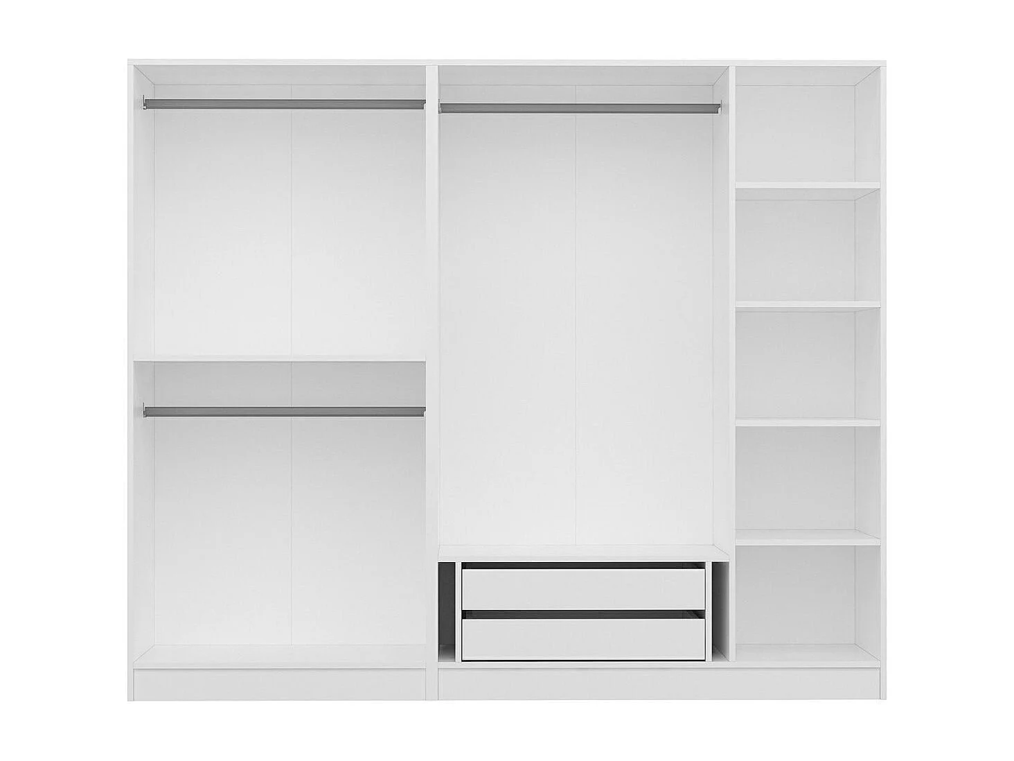 Armario Kale-4782 blanco 225x210x52 cm
