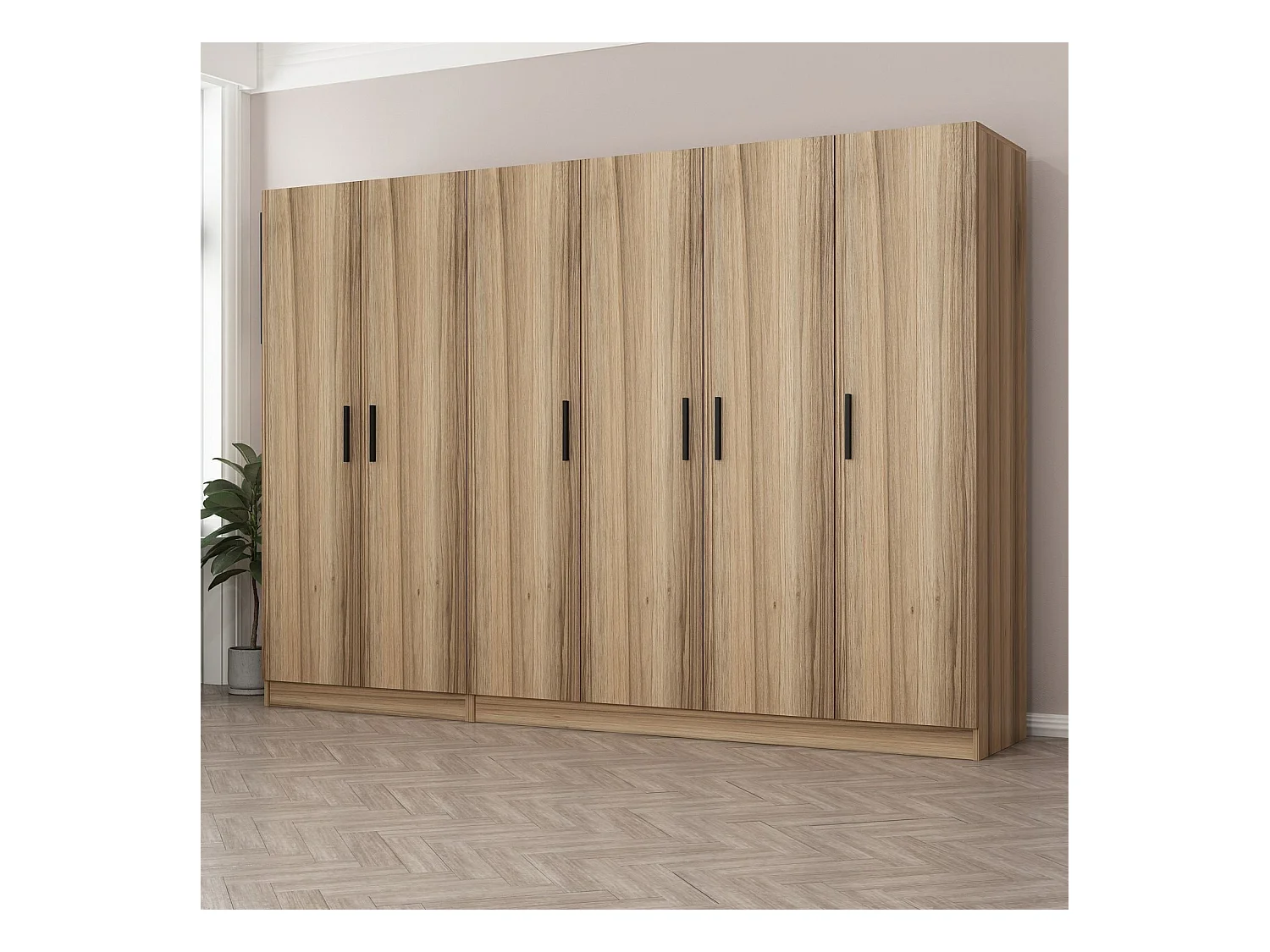 Armario Kale-7500 dore 270x190x52 cm