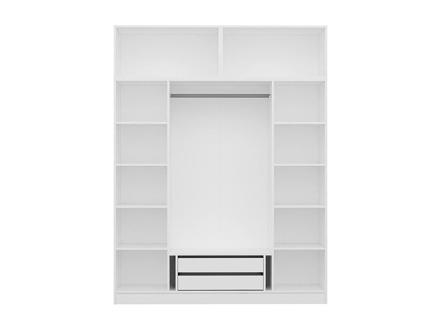 Armario Kale-3084 blanco 180x235x52 cm