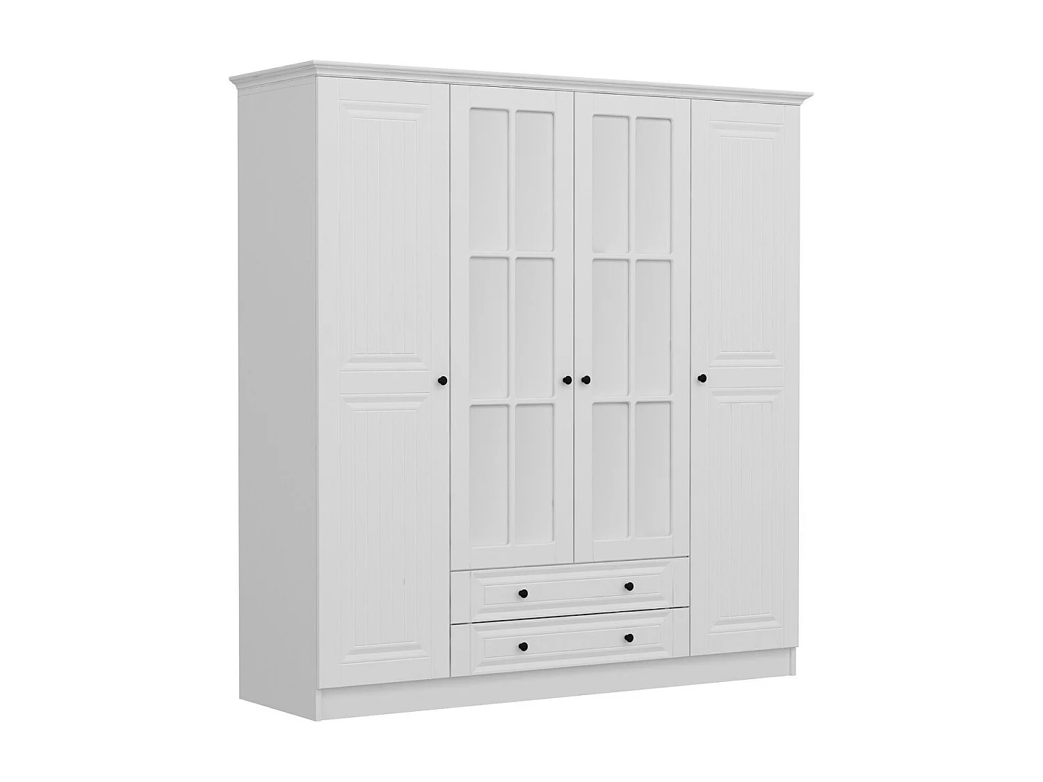 Armario Kale-4017 blanco 180x190x52 cm